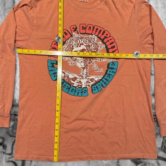 Dead & Company Las Vegas Sphere Long Sleeve – Comfort Colors - L - Grateful Dead - Picture 4 of 7